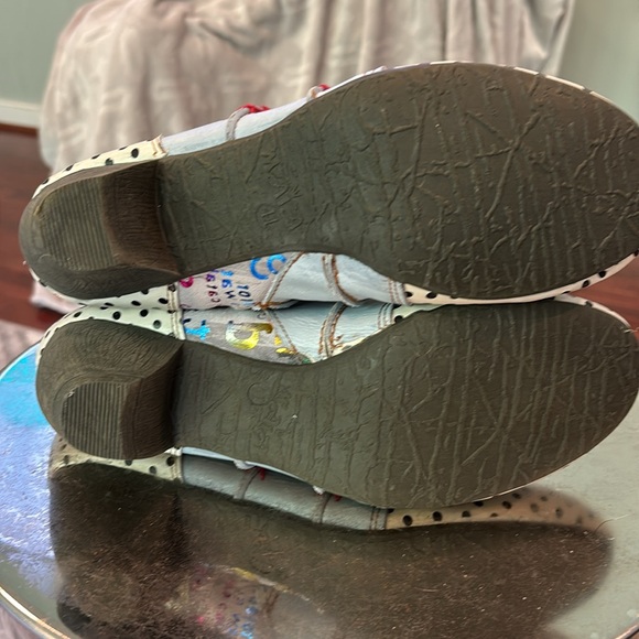 NWT NEW Maia Leather Polka Dot Quirky Lace Up Boots 41 air step leather 9.5 - Picture 5 of 10